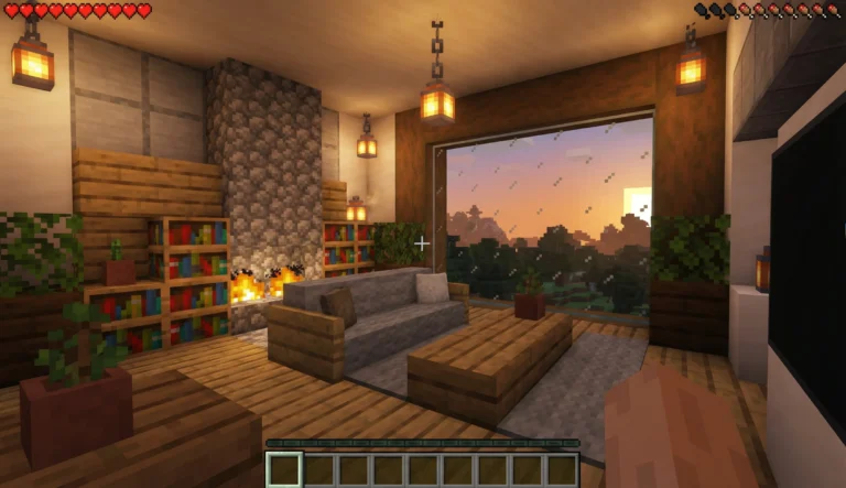 10 Minecraft Living Room Ideas to Build in Your Virtual World