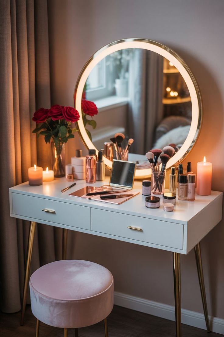 10 Bedroom Vanity Ideas to Create a Glam Getting-Ready Corner