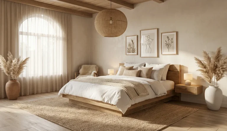 15 Boho Bedroom Ideas with Layers, Texture, and Plants