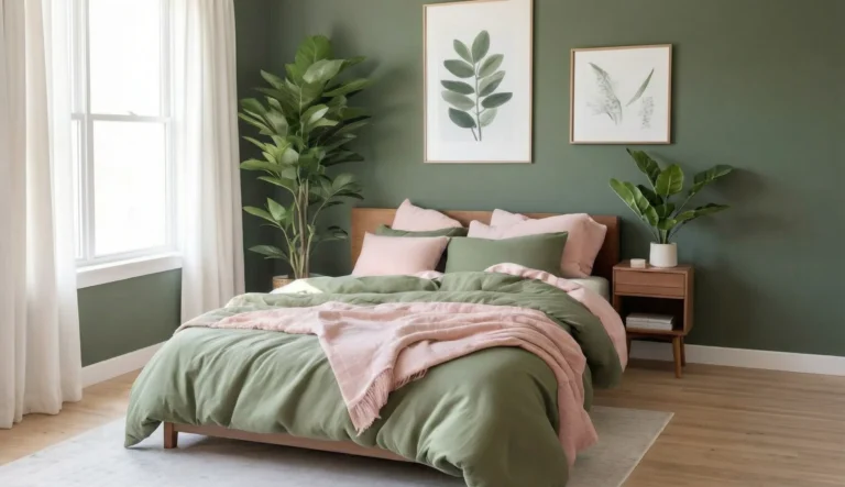 10 Green Room Ideas for Bedrooms Filled with Plants and Calm