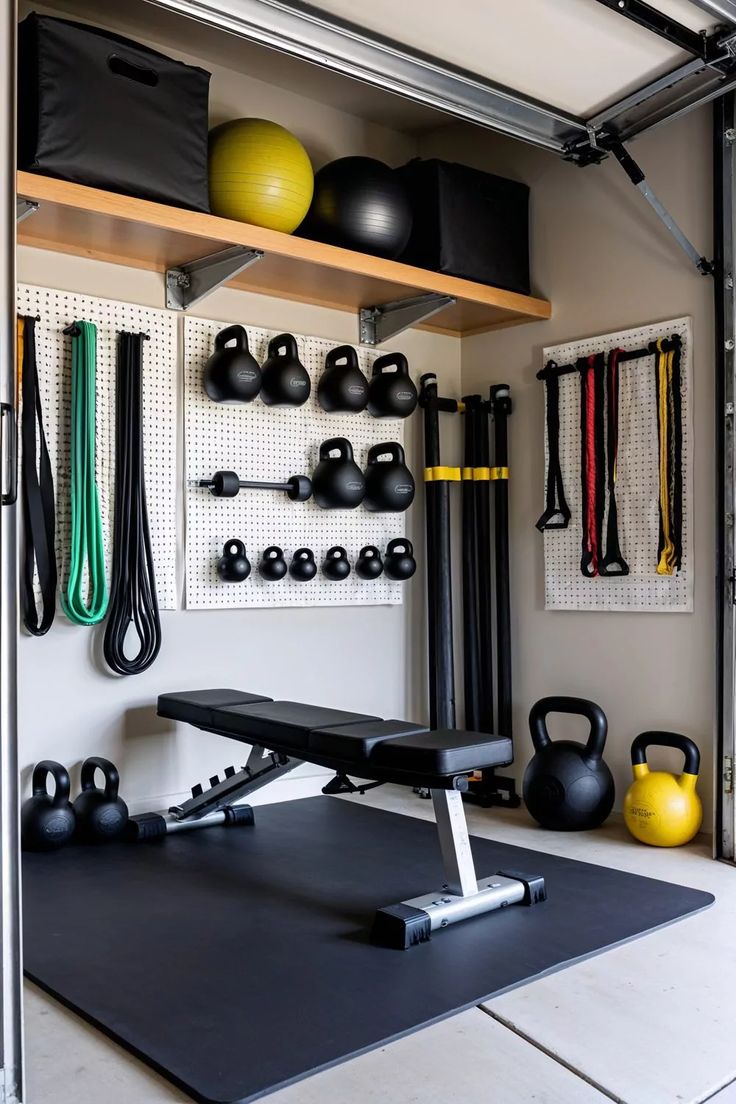 12 Mini Garage Gym Ideas That Don’t Take Over Your Parking Space