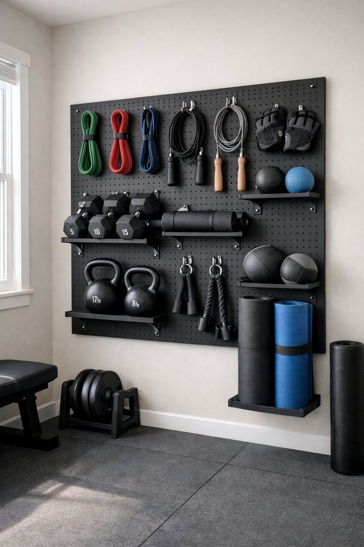 8 Mini Gym Ideas Using Only Resistance Bands and Dumbbells