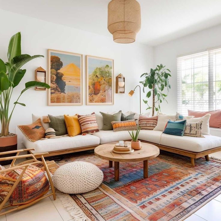 8 Modern Boho Living Room Ideas for Effortless Style