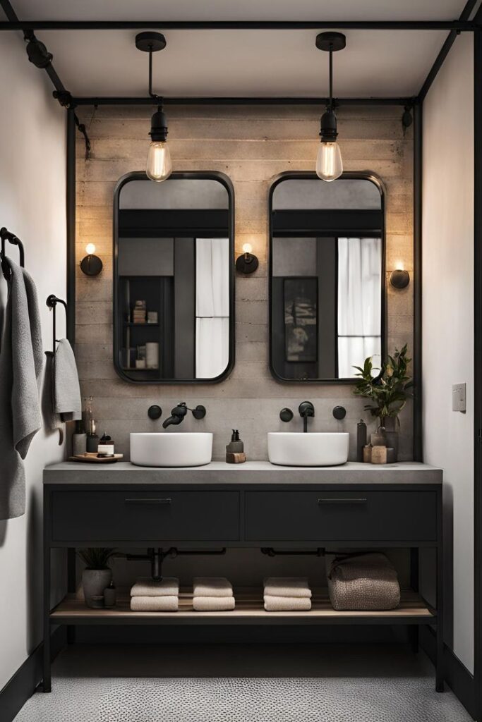 10 Eco-Friendly Industrial Bathroom Designs Using Reclaimed Materials