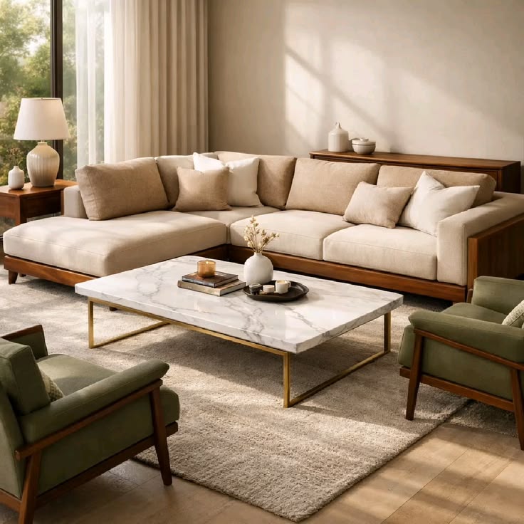10 Coffee Table Ideas for an L-Shaped Sofa (Layouts That Actually Work)