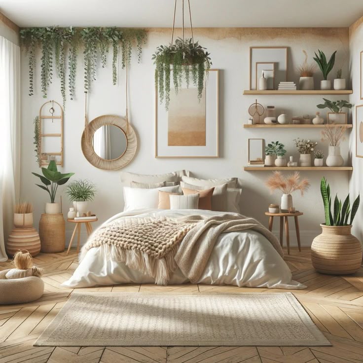 11 Minimalist Boho Bedroom Ideas for a Calm, Clutter-Free Space