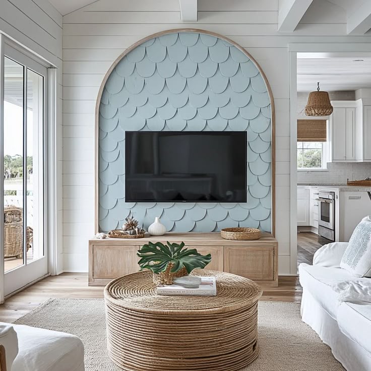 10 coastal accent wall ideas for your home