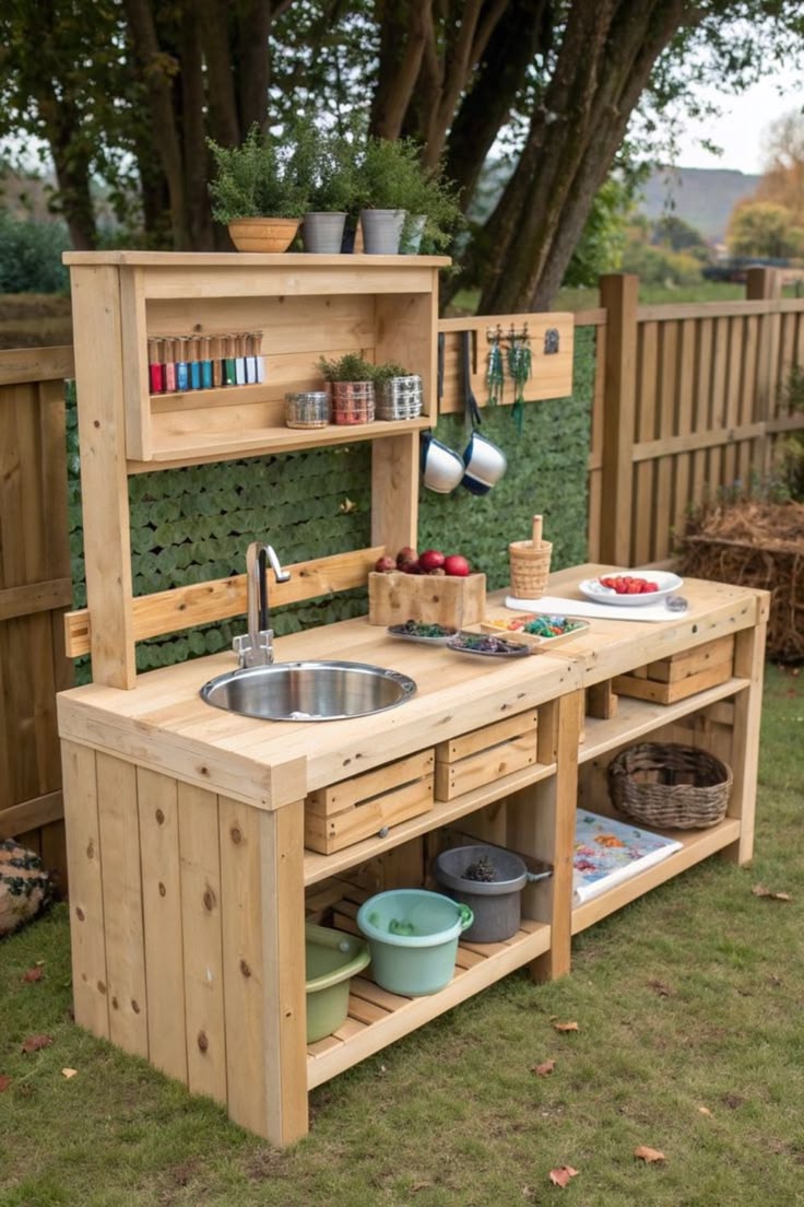 DIY Outdoor Mud Kitchen Ideas for Kids Every Parent Should Try