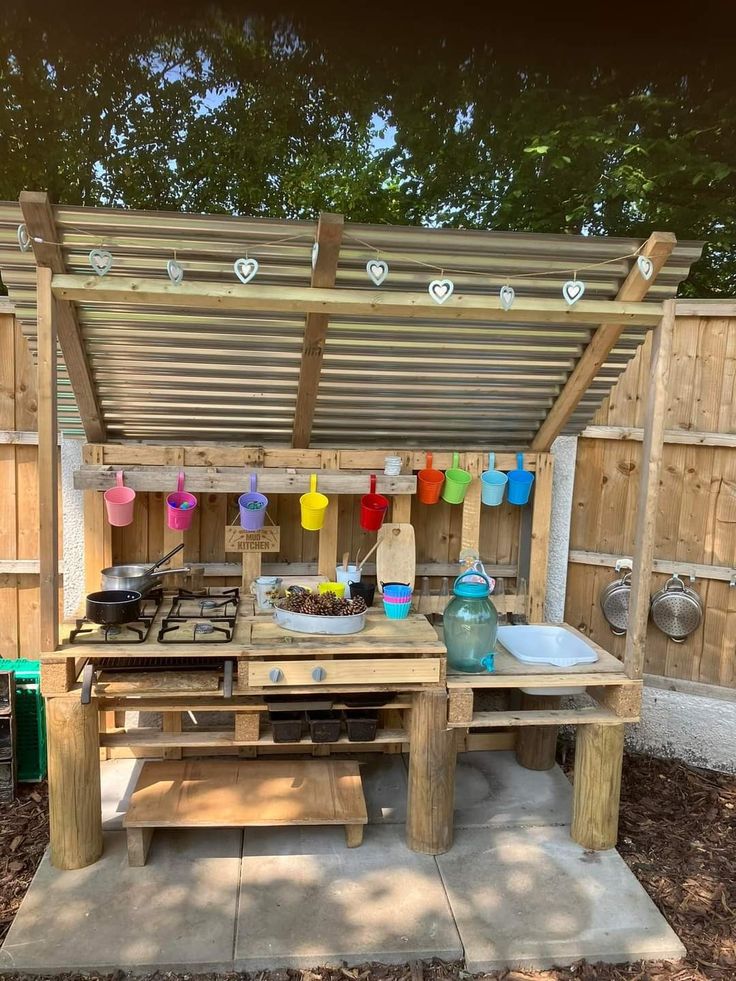 How to Build a Mud Kitchen in 3 Easy Steps